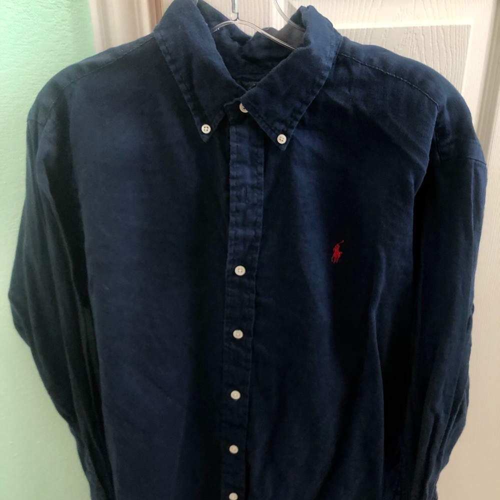 Polo LS Linen Button Down